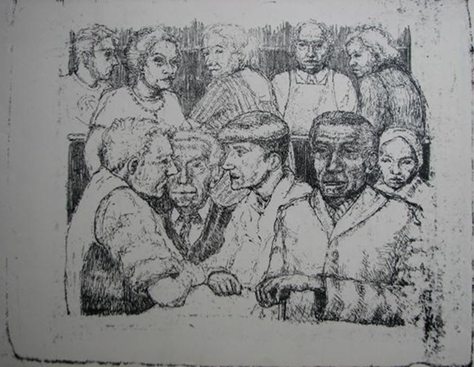 café de Plantage (litho)