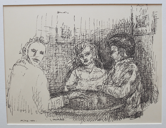 met de dood aan tafel